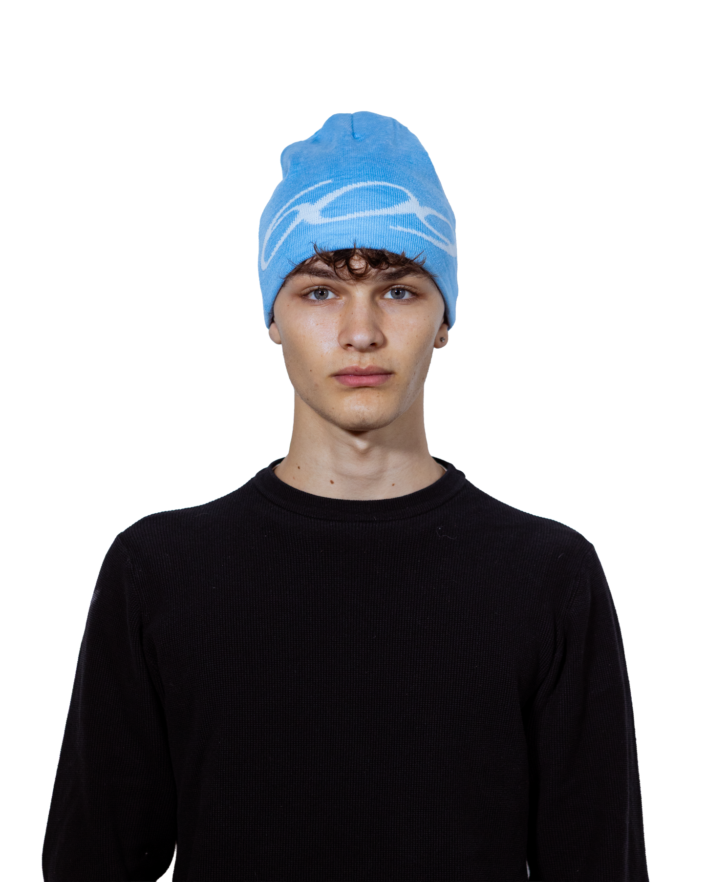 609 LIGHT BLUE BEANIE